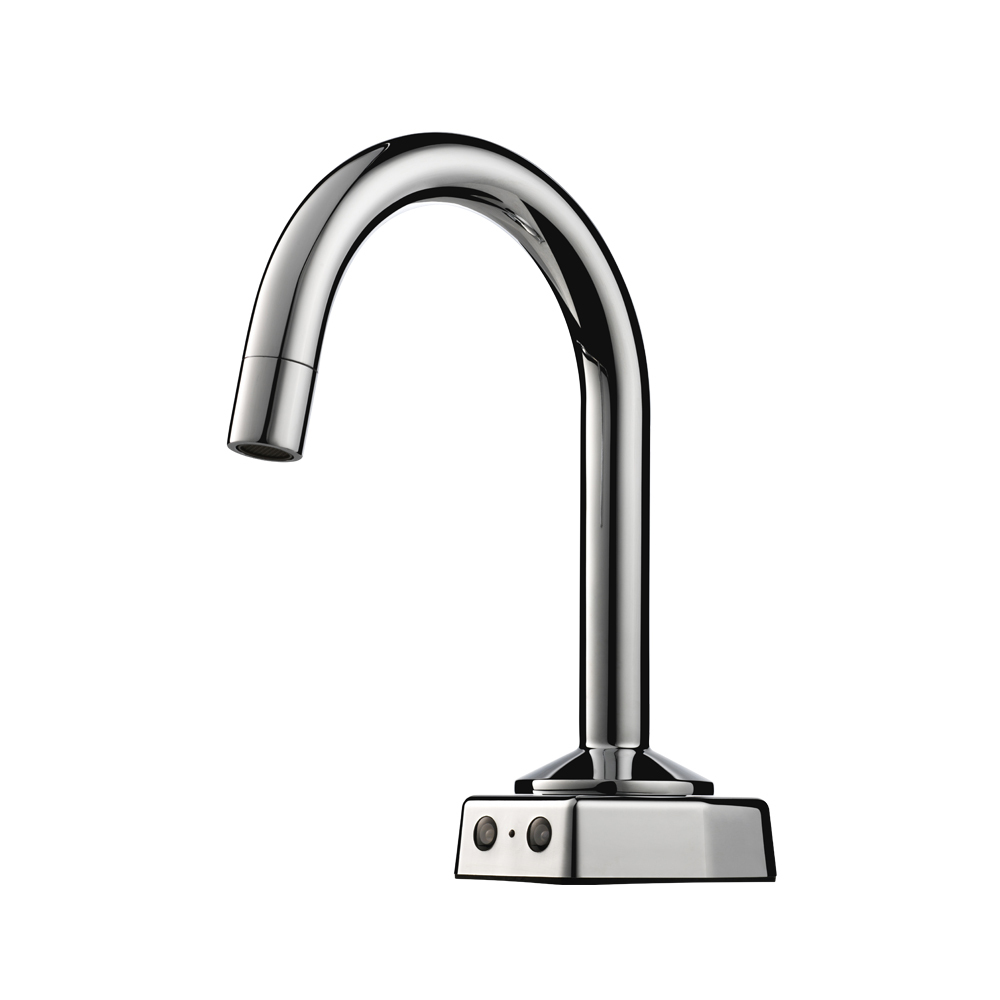 Sensor Tap With Main Power Basin Gooseneck Outlet With Main