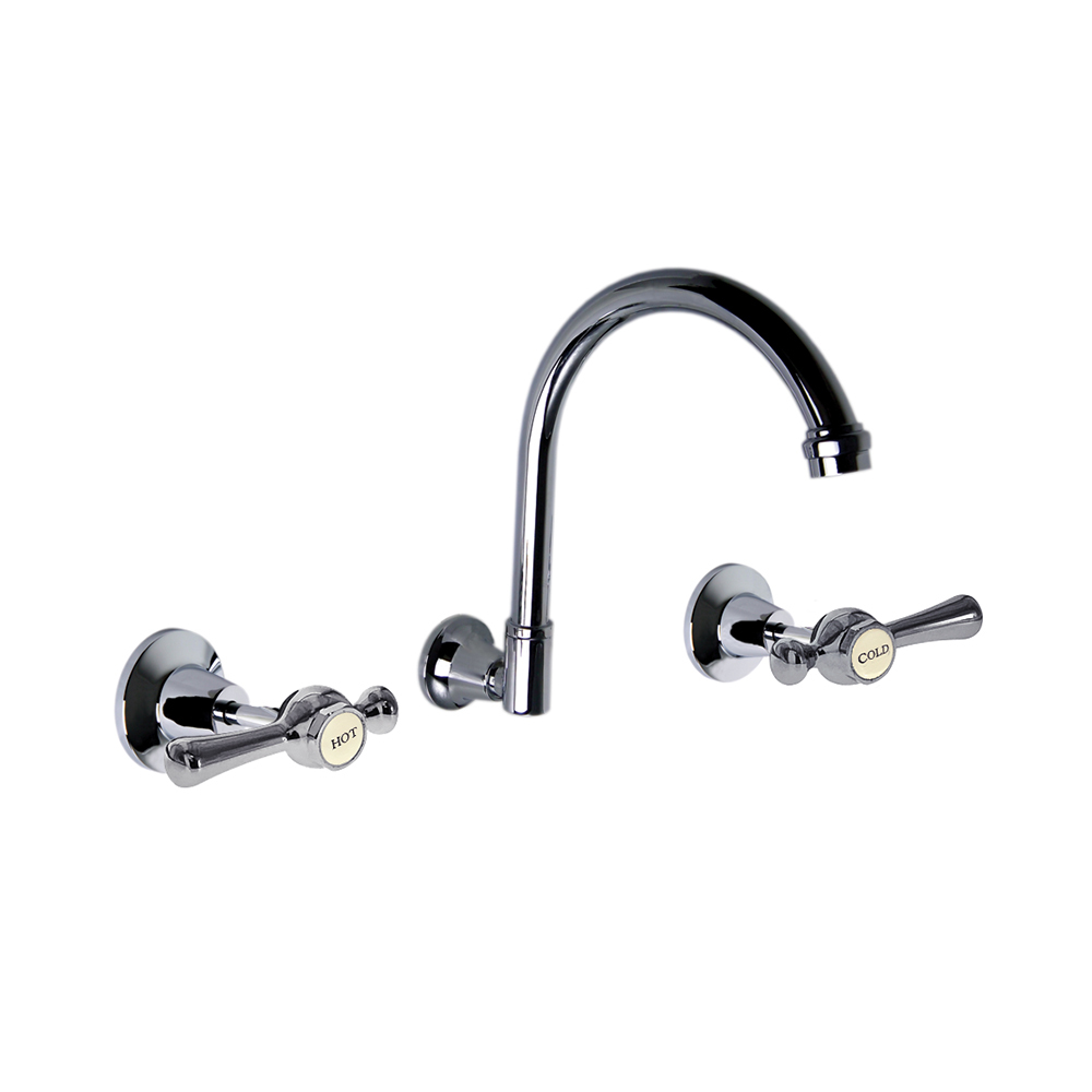 Whitehall Lever Wall Sink Set Anti Vandal Ceramic Disc