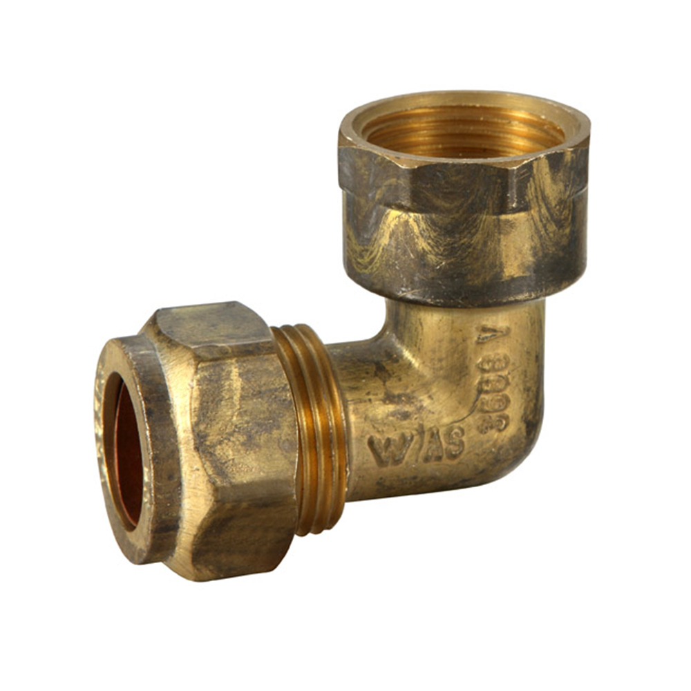 Copper Compression Elbow Brass 20FI X 20C