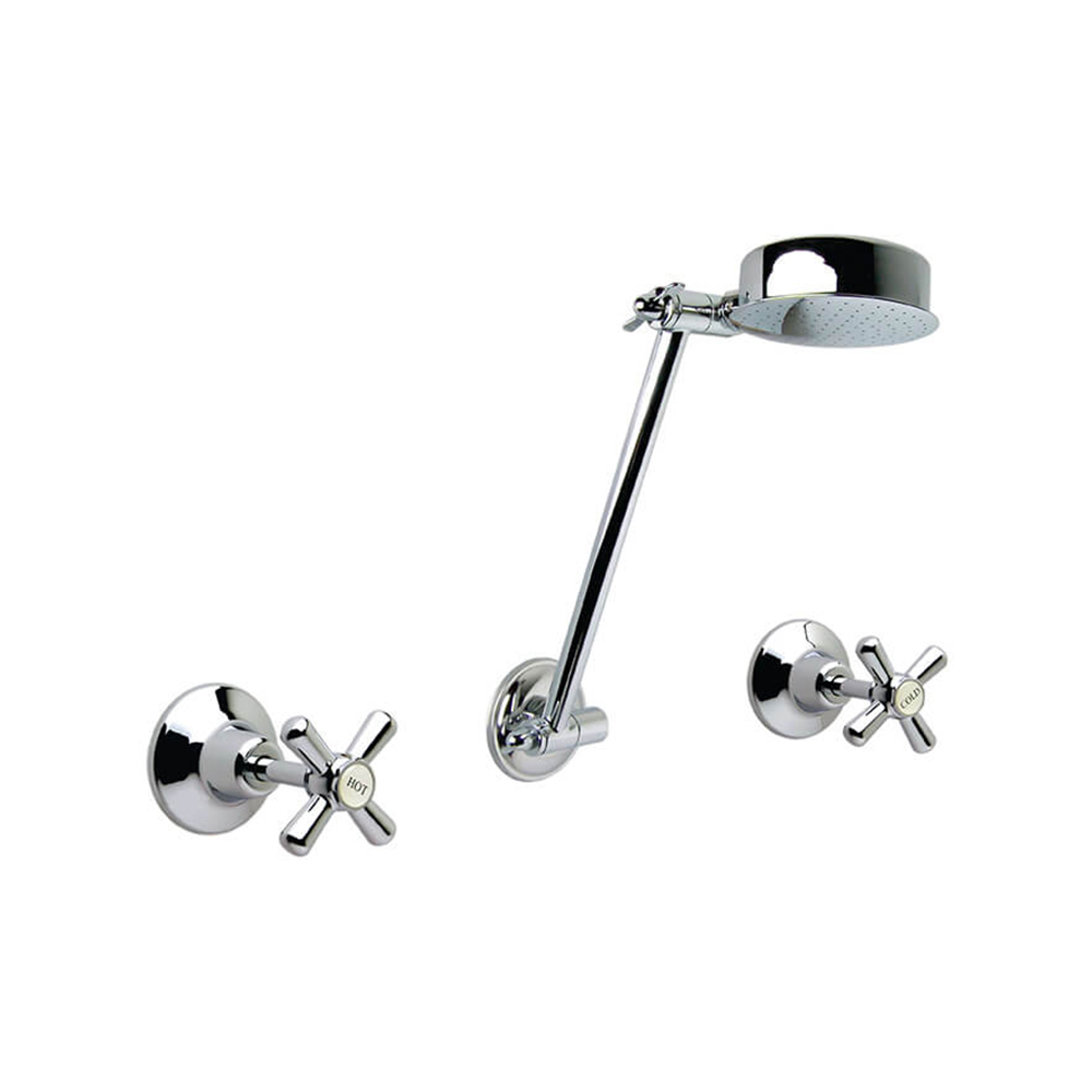 Whitehall Chrome Plated Shower Set Anti Vandal Jumper Valve