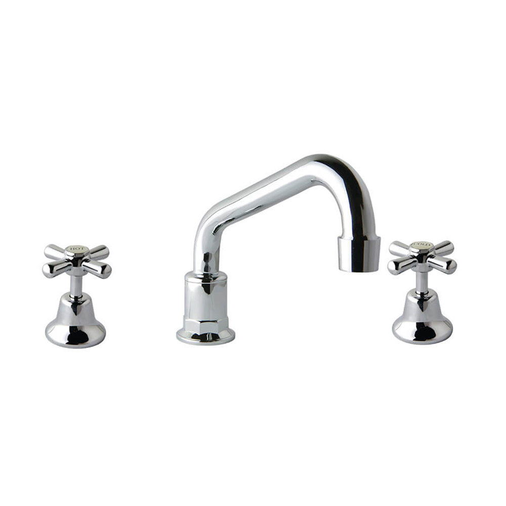 Whitehall Chrome Plated Hob Sink Set Anti Vndl Jumper Valve