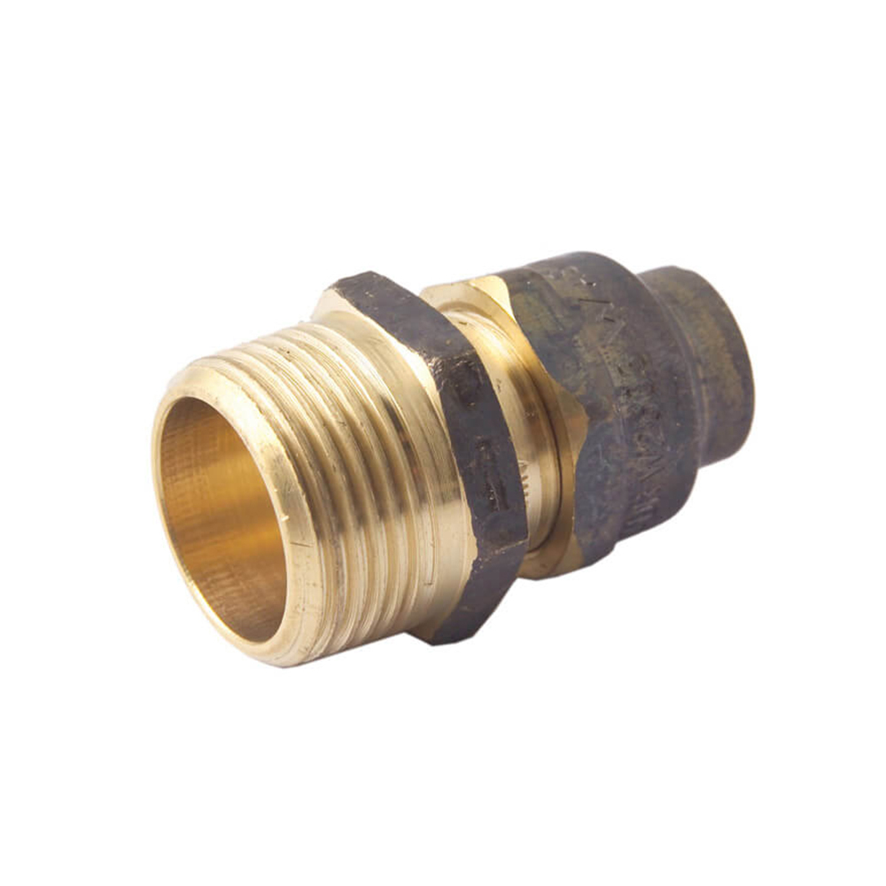 Flared Compression Union Reducing Brass 15 MI X 10C