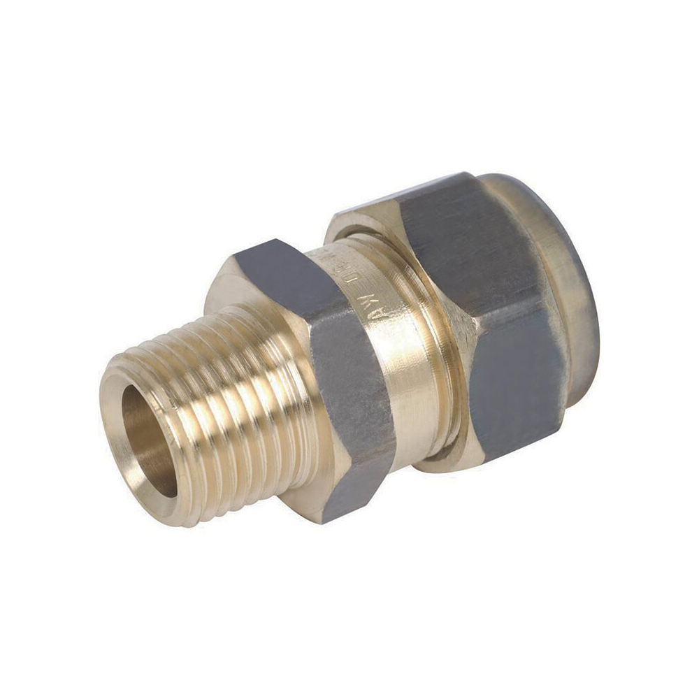 Nylon Compression Union Reducing Brass 20MI X 15C