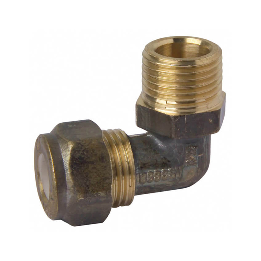 Nylon Compression Elbow Brass 20MI X 20C