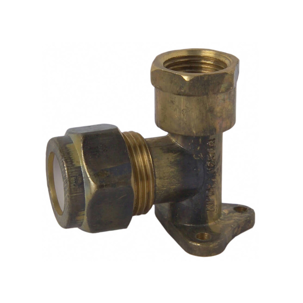 Nylon Compression Elbow Reducing Lugged Brass 15FI X 20C