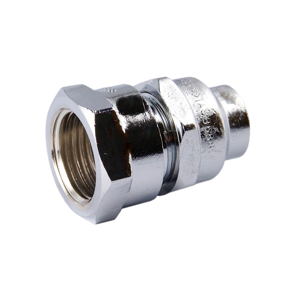 Flared Compression Union Chrome Plated 15FI X 15C