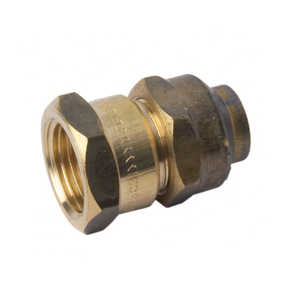 Flared Compression Union Brass 40FI X 40C