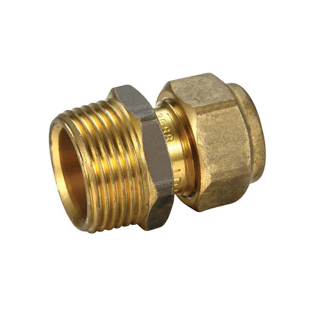 Copper Compression Union Brass 20MI X 15C Reducing