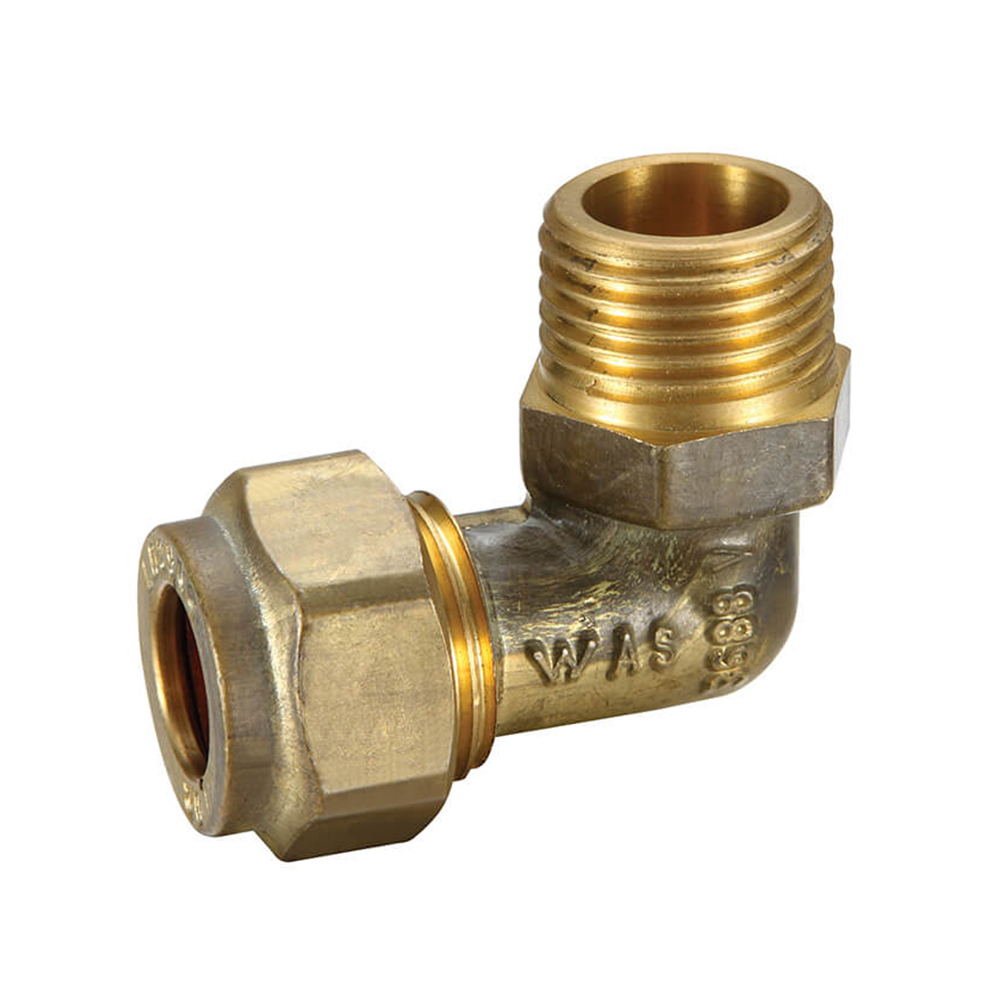 Copper Compression Elbow Brass 15MI X 15C