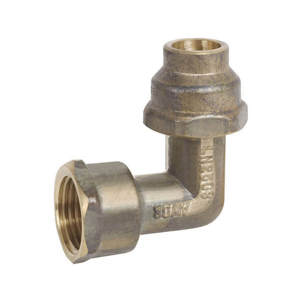 Flared Compression Elbow Brass 15FI X 15C