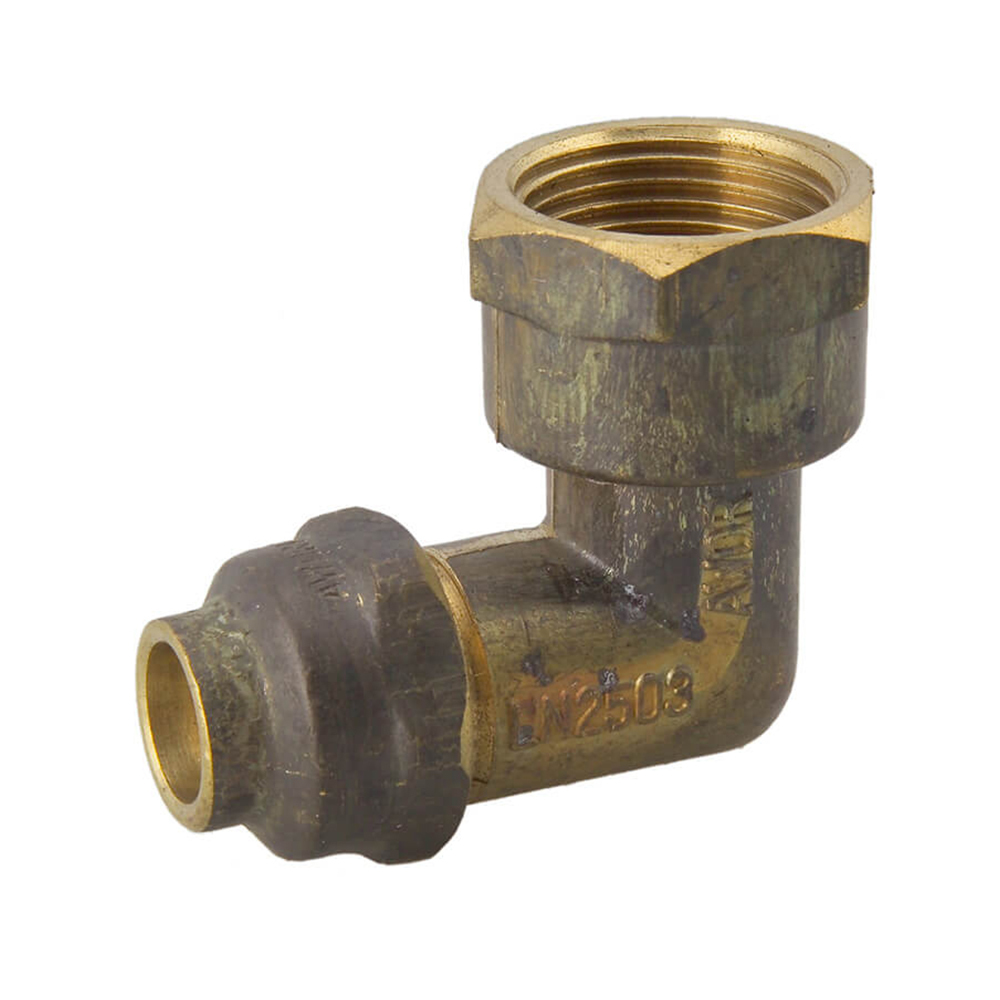 Flared Compression Elbow Reducing Brass 15FI X 20C