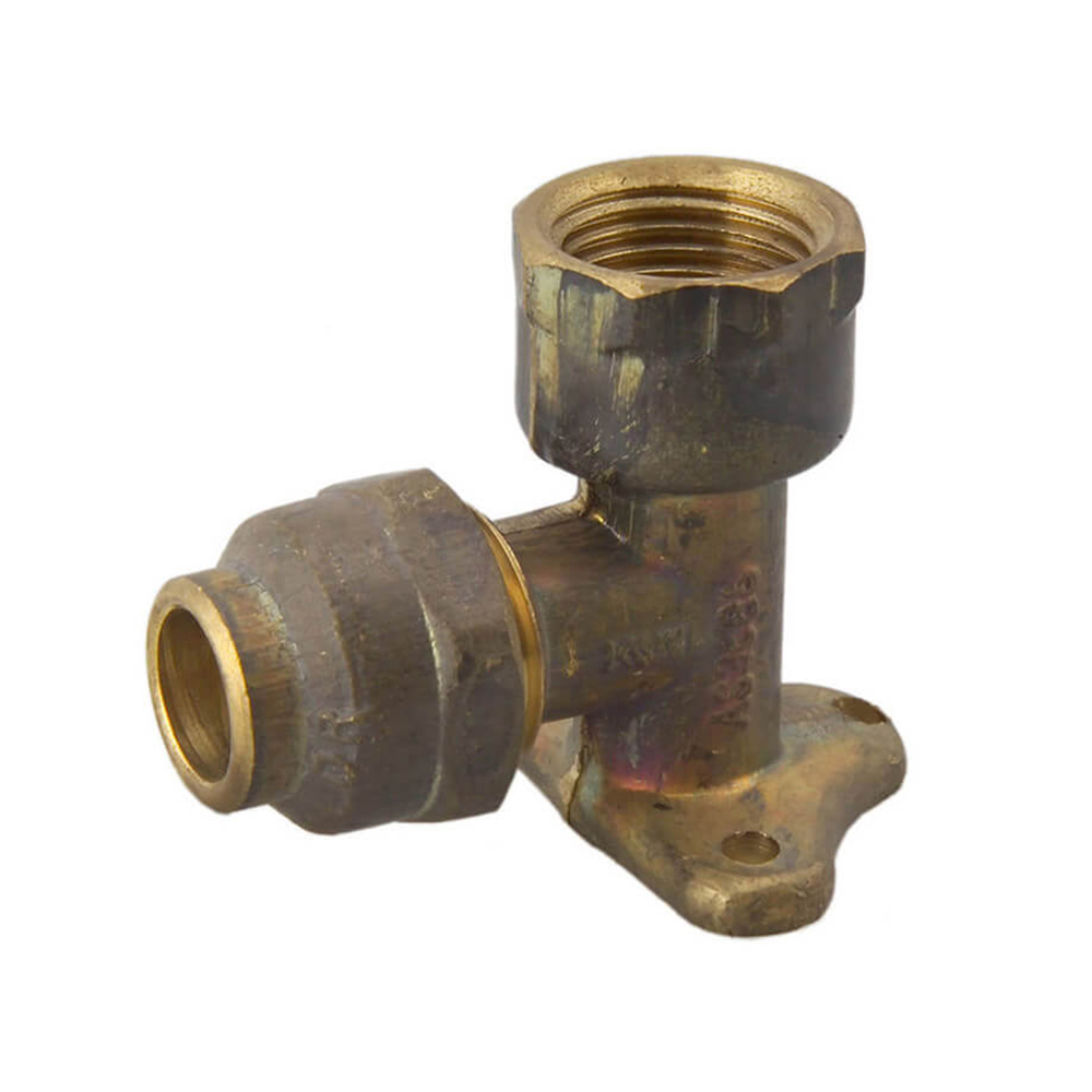 Flared Compression Elbow Lugged Brass 15FI X 15C