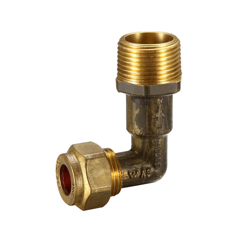 Copper Compression Elbow Reduction With Check Valve Brass 20