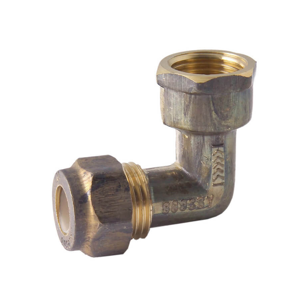 Nylon Compression Elbow Brass 25FI X 25C