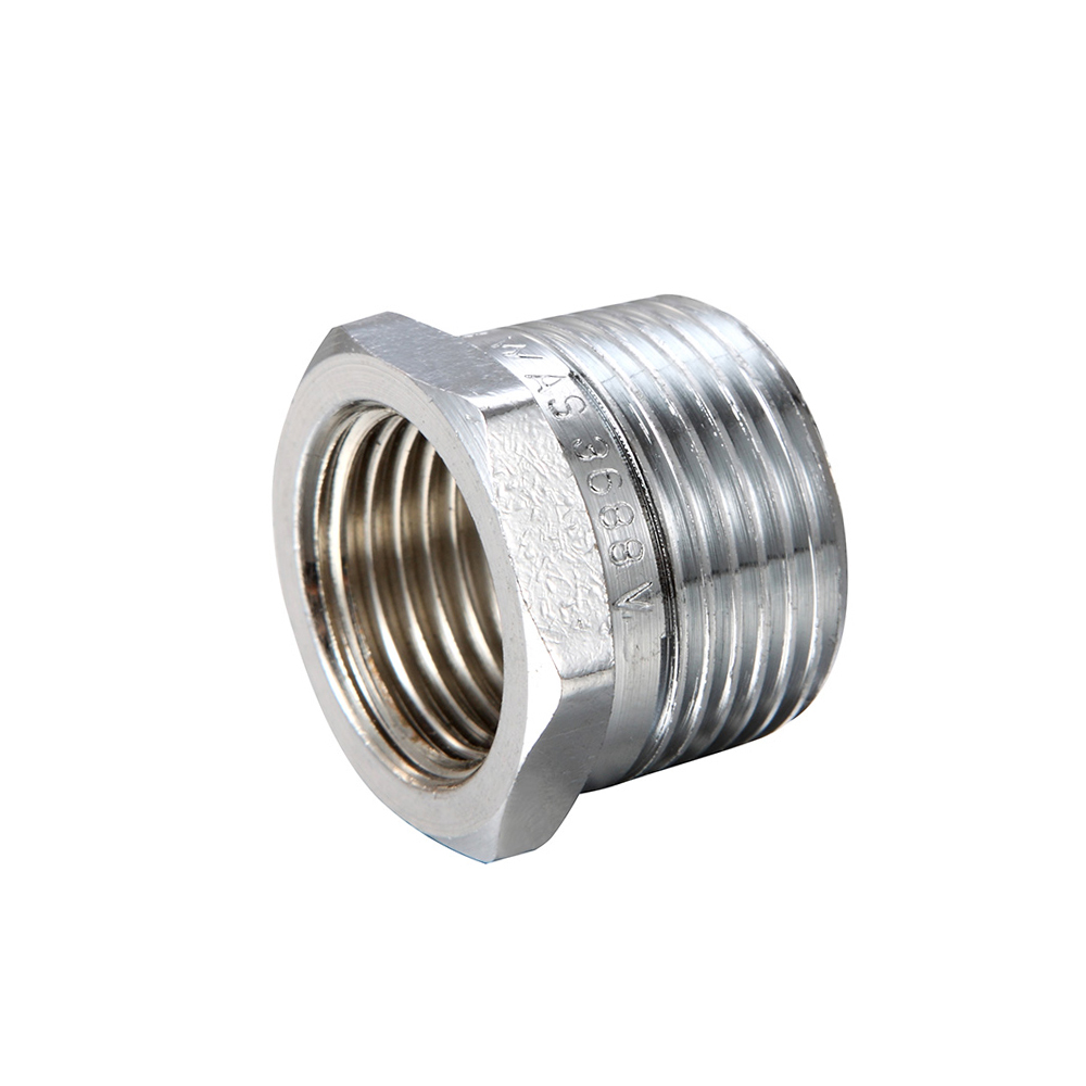 Screwed Bush Reducing Chrome Plated 15MM X 10MM