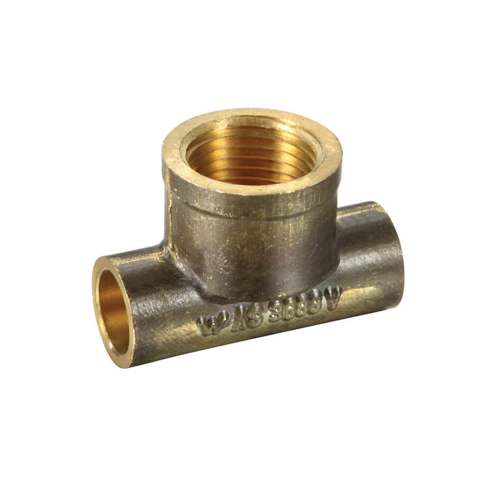 Tee Cap Brass 15OD X 15OD X 15FI