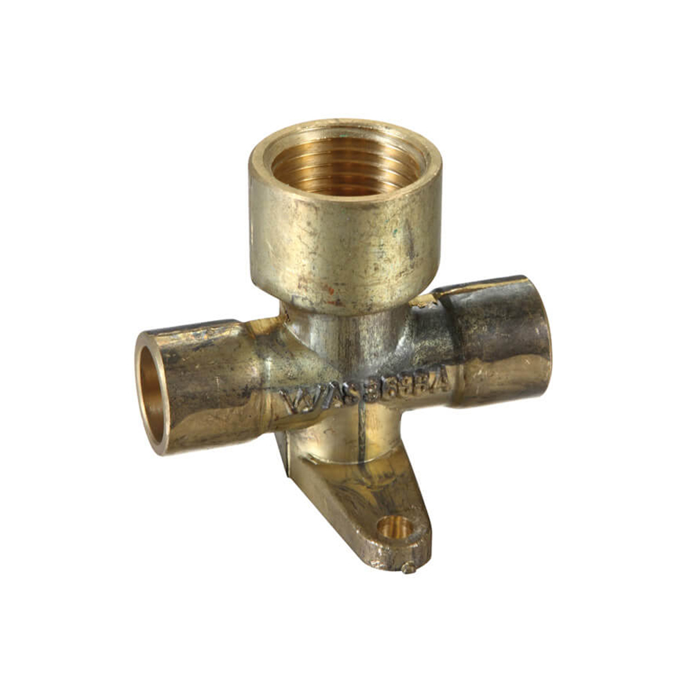 Tee Cap Lugged (No.30) Brass 15OD X 15OD X 15FI