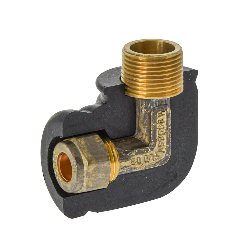 Tee FI Brass 80MM