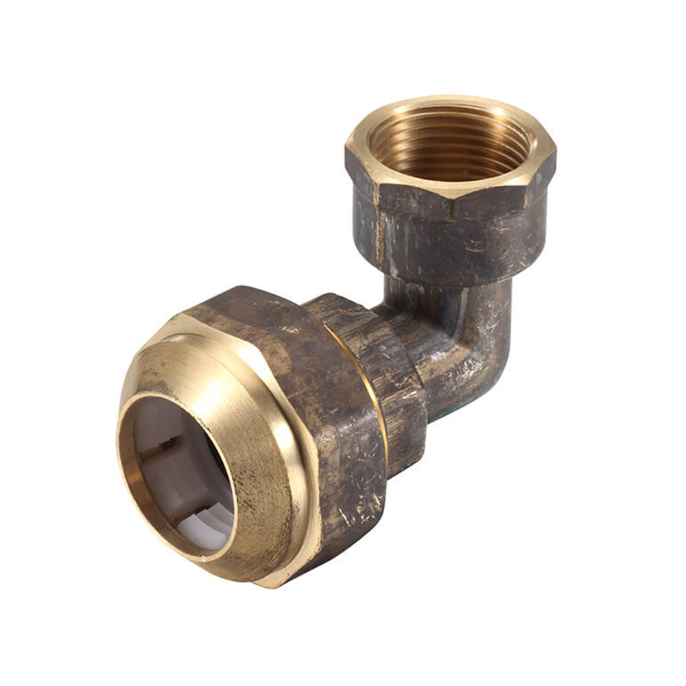 Poly Connection Elbow Brass 20FI X 25PE