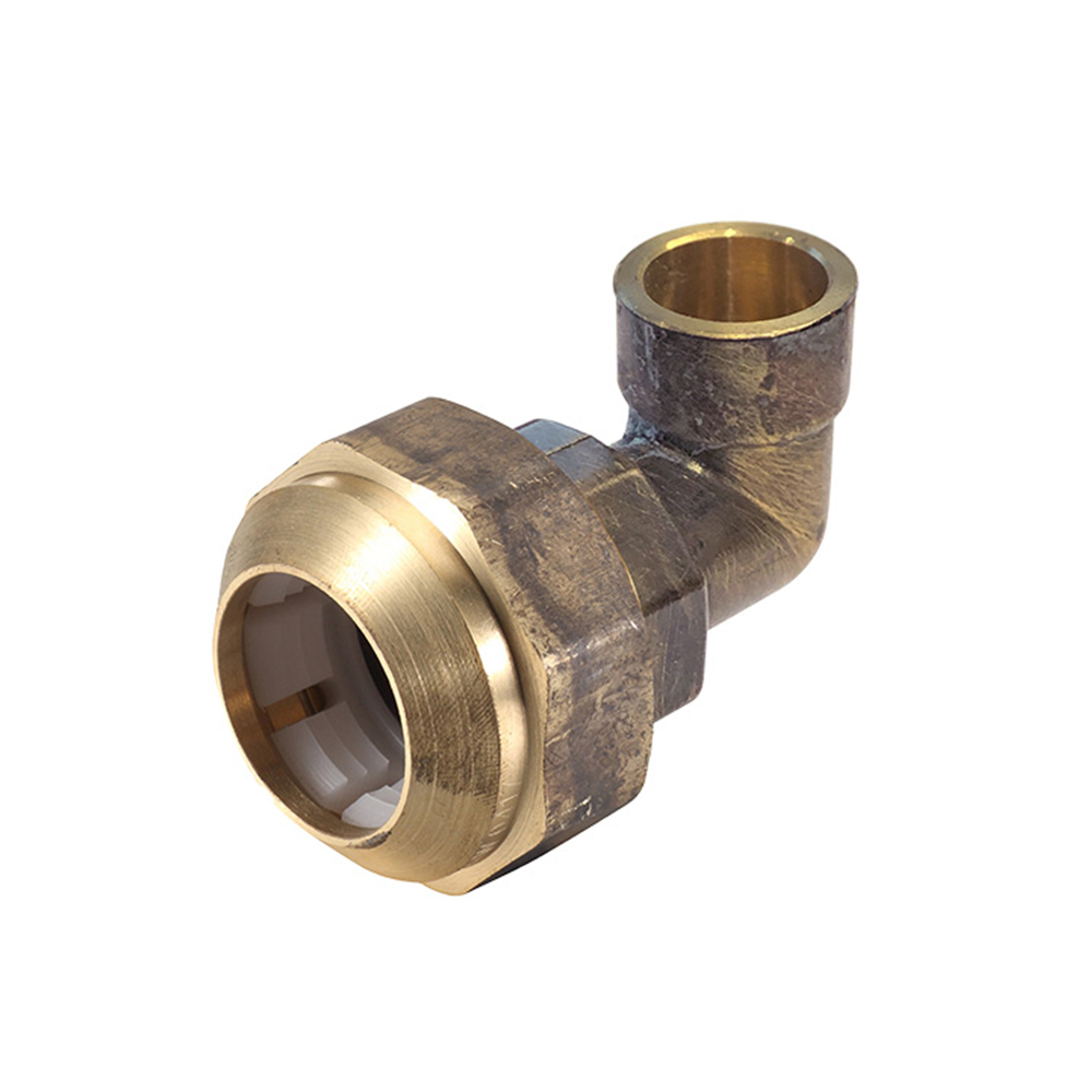 Poly Connection Elbow Brass 20CU X 25PE