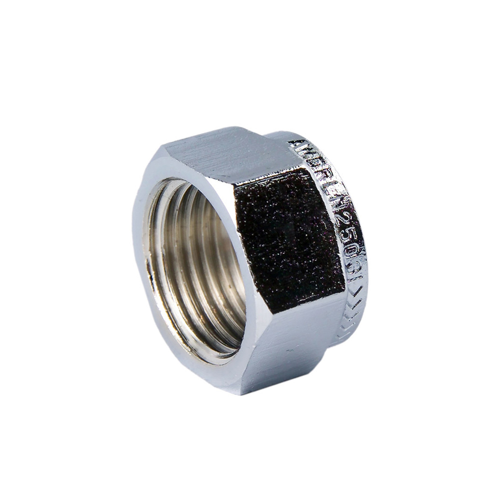 Hexagon Cap Screwed Chrome Plated 15MM