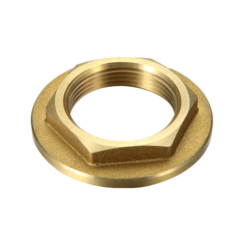 Flanged Back Nut Brass 32MM Wide