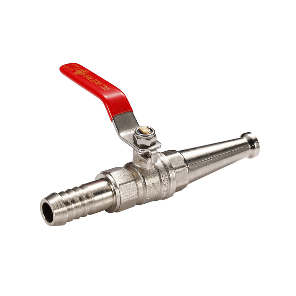 Ball Valve Nozzle Brass Chrome Plated 15MM