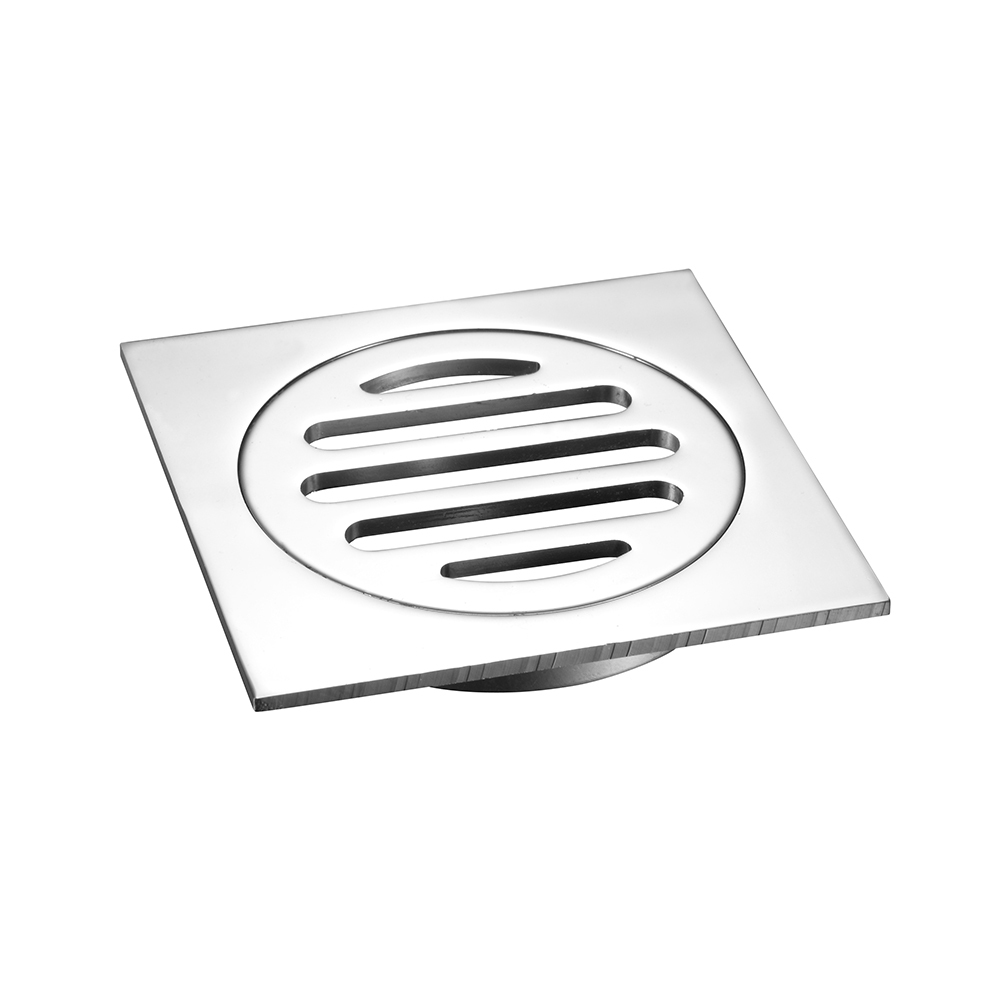 Floor Grate Square 100MM Trapscrew Short Tail