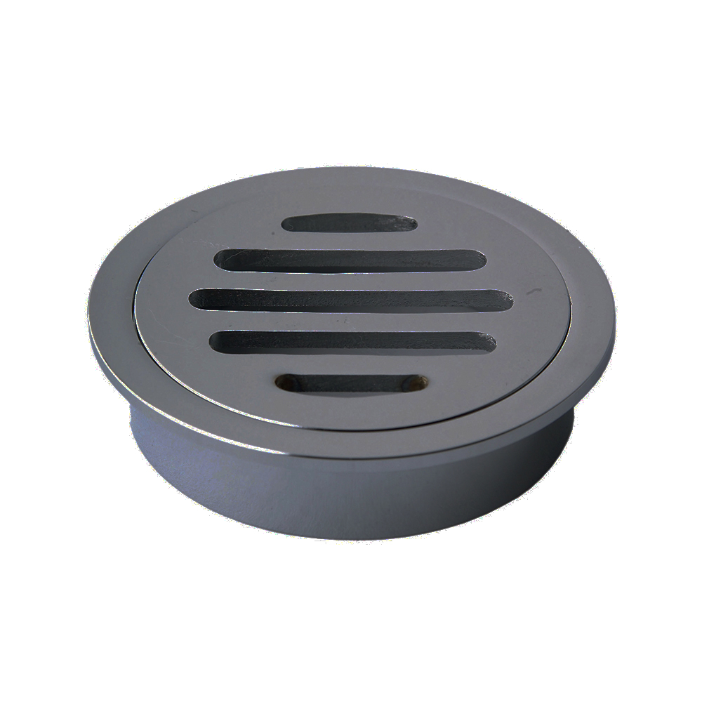 Floor Grate Round Matte Black 80MM