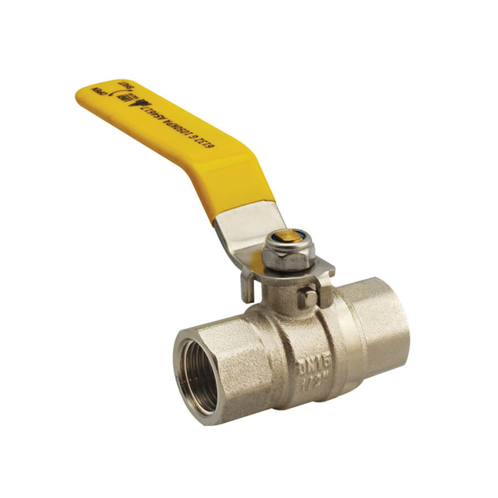 AGA Approved Ball Valve Lever Handle FI X FI 4MM