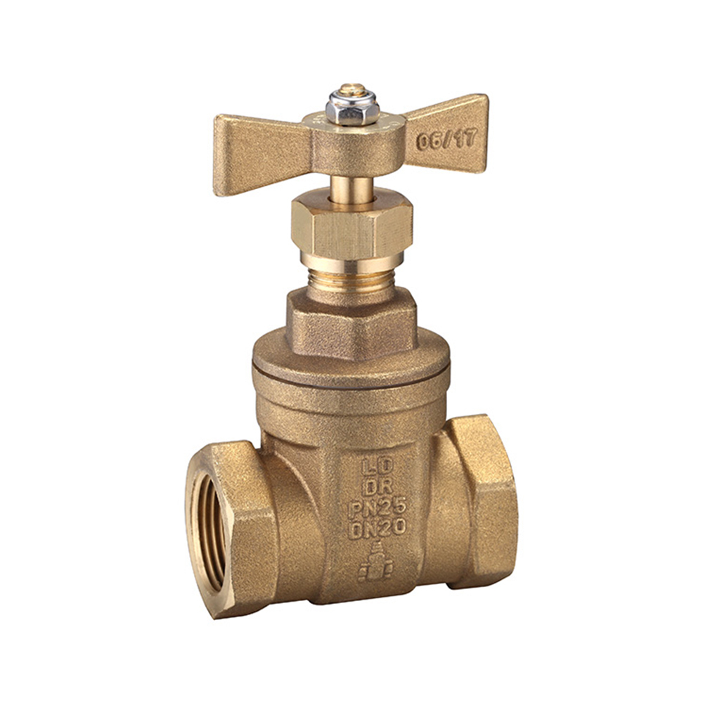 Watermarked Gate Valve Brass 100MM Brass Handle