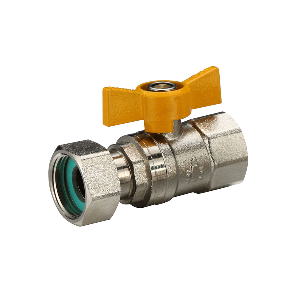 Swivel Nut Ball Valve Gas FI 15MM