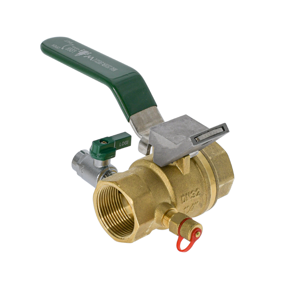 Watermarked BV HVAC With Mini Ball Valve & Test Pnt FI 10MM