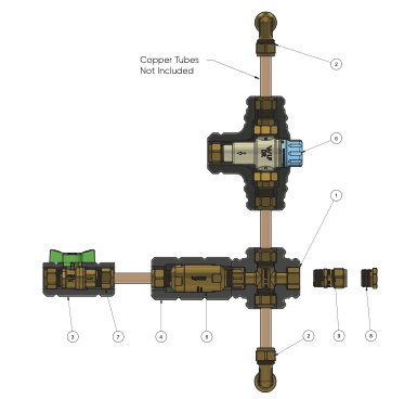 Storage Hot Water Installation Kit 500kPa