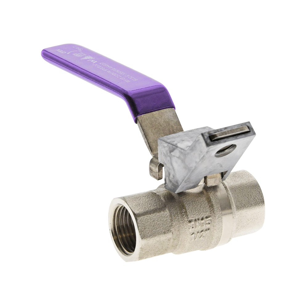 Watermarked Ball Valve Lever Handle Lockable FI X FI 15MM Li