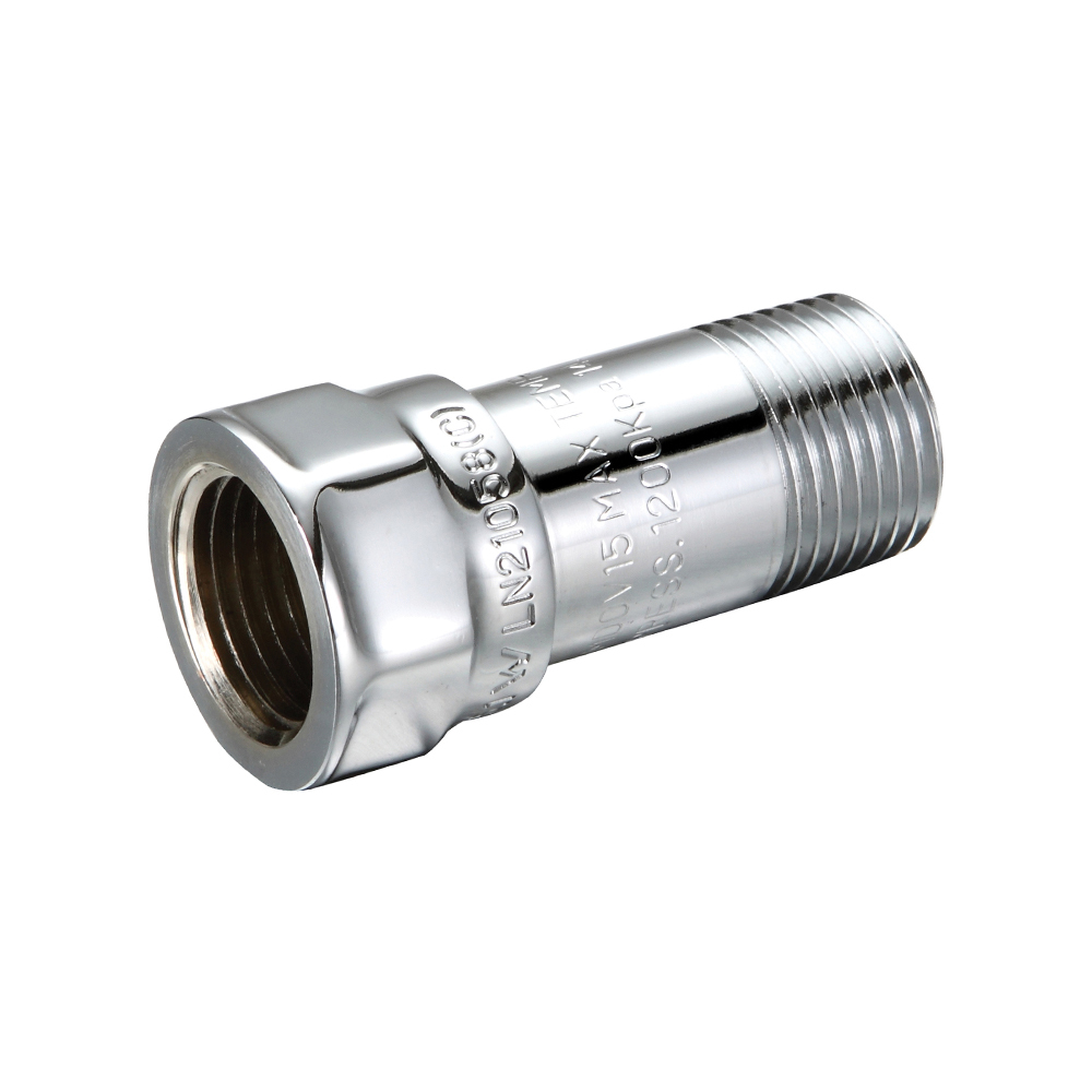 Watermarked Mini Dual Check Valve Chrome Plated MI X FI 15MM