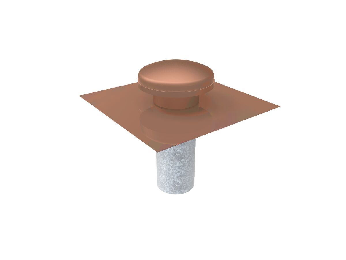 OmegaBALvent6” Terracotta - STANDARD EXHAUST VENT BAL