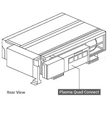 M.E - Plasma Quad Attachment for Rear intake for PEFY-VMS1/VMX & SEZ