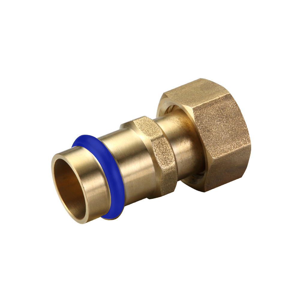 Swivel Nut FI Adapter Straight DN15 X 1/2FI Flat