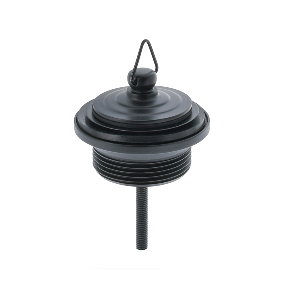 Plug And Waste With Brass Plug Adjustable 32MM 2 Matte Black