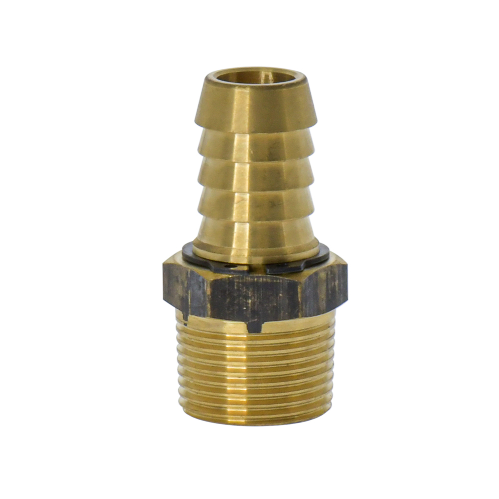 Swivel Hose Barb Brass 15MI X 15MM