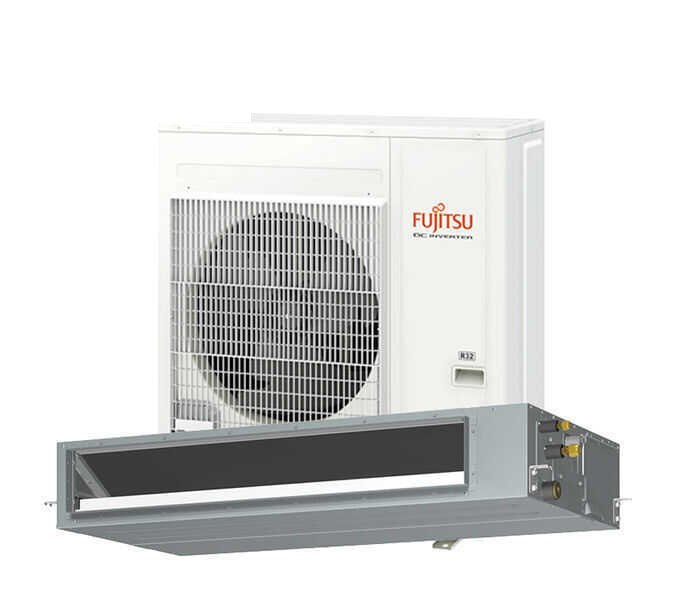 FUJITSU - 5.0kw Ducted Series - Mid Static Slimline - Single Phase R32 - SET-ARTH18KMTAP  System - KIT - SET-ARTH18KMTAP