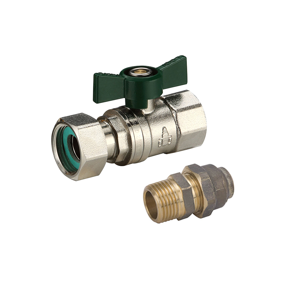 Swivel Nut Ball Valve Water (FI End) W-15 MI X15FL Union