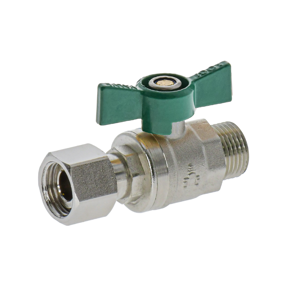 Swivel Nut Ball Valve Water MI 15MM