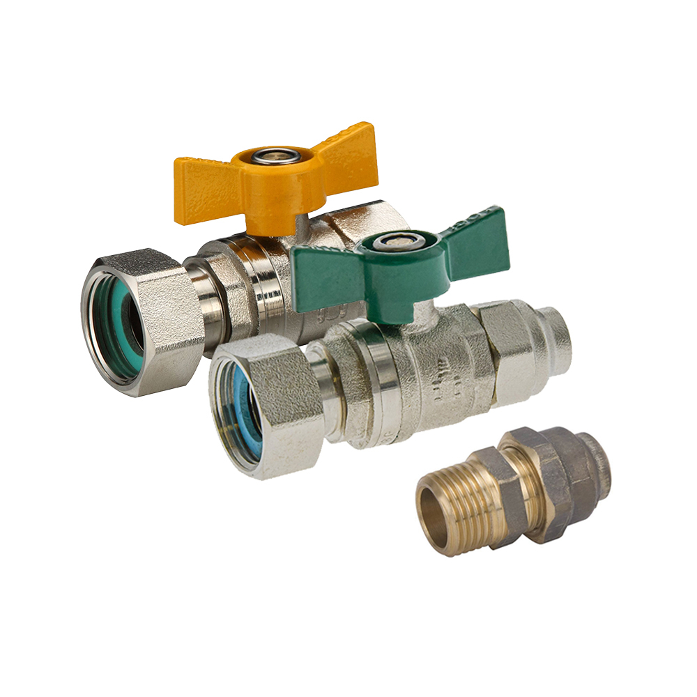 Swivel Nut Ball Valve Kit (FI End) W-20MI X 20FL Union