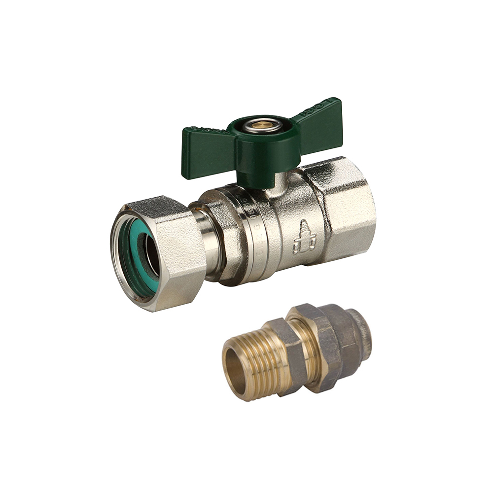 Swivel Nut Ball Valve Water (FI End) W-20MI X 20FL Union