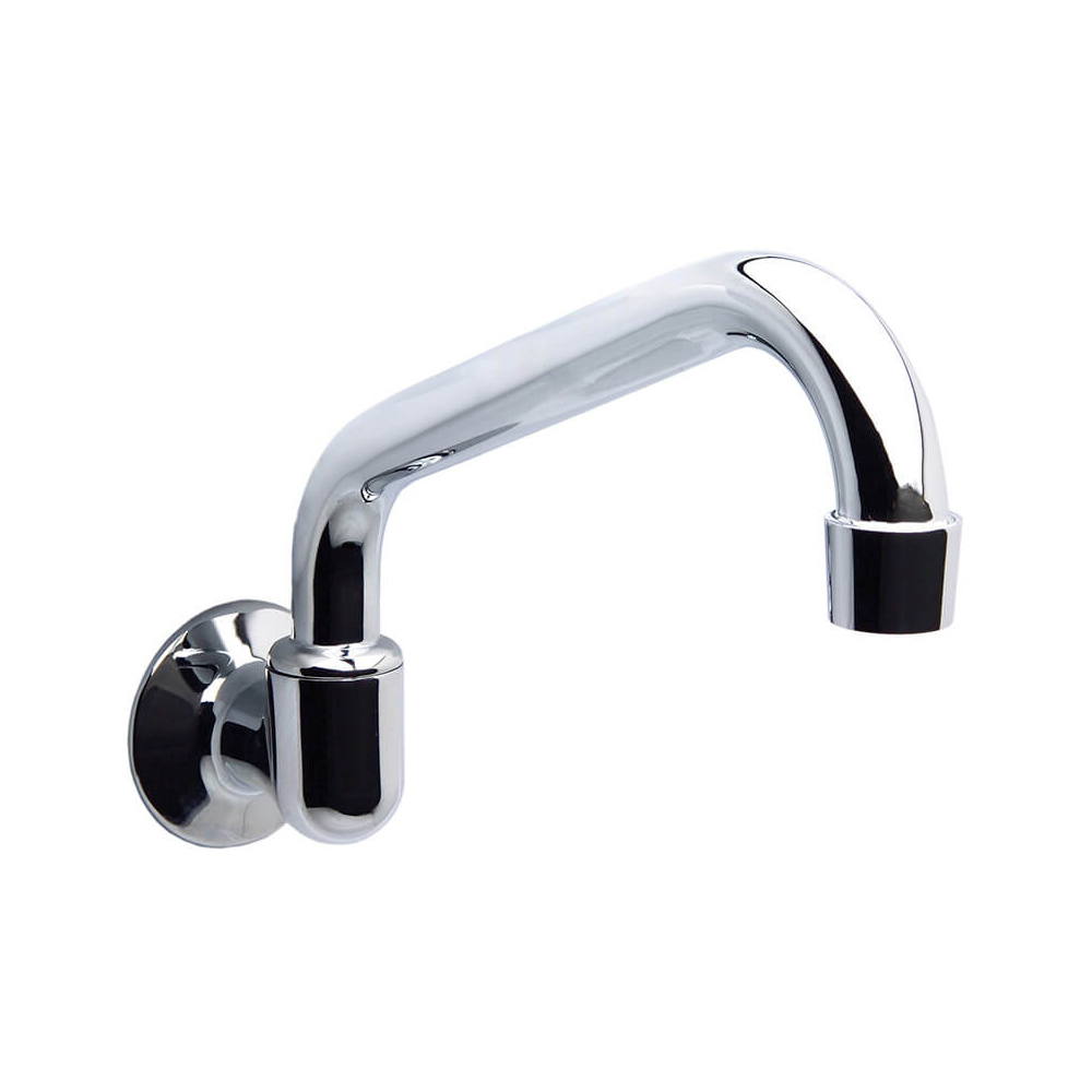 Swivel Spout Wall Tube Chrome Plated 225MM