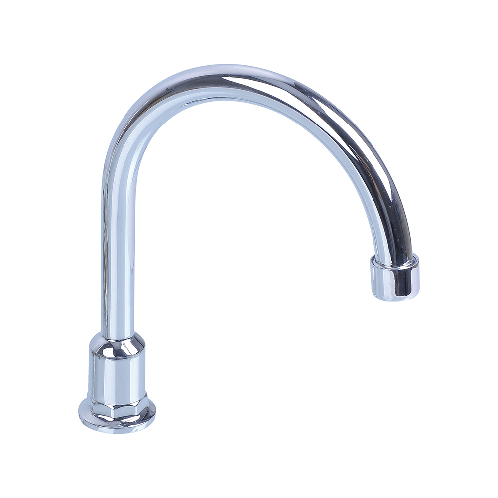 Swivel Spout Hob Tube Chrome Plated Gooseneck 150MM