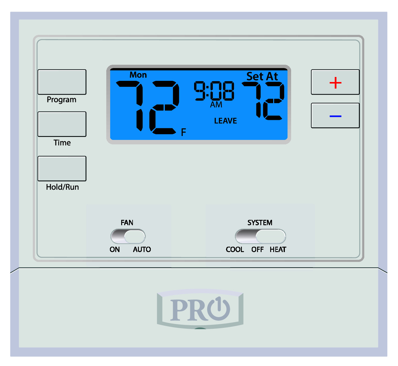 Pro1 - T605-2 - T600 Platform: 5+1+1 Programmable 1H/1C with 2 sq. in. display"