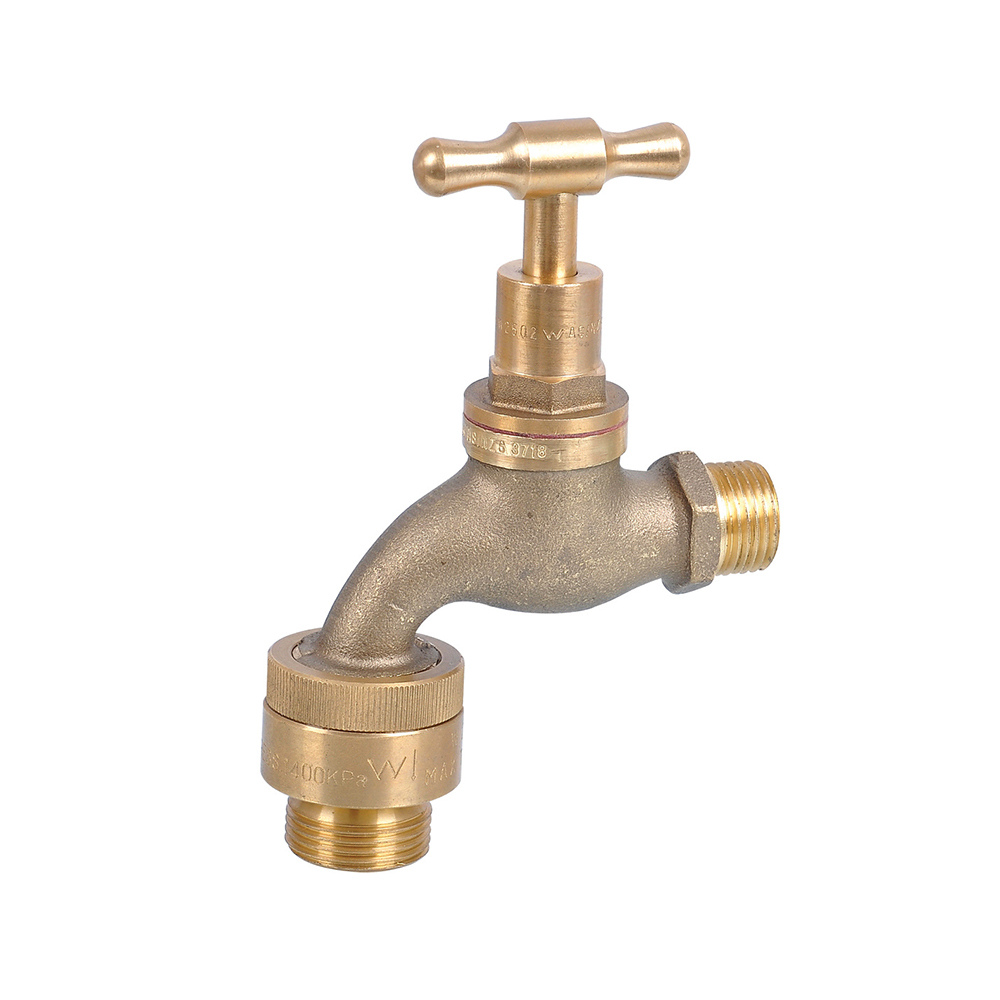 Hose Tap MI T Handle 15MM With Vacuum Breaker